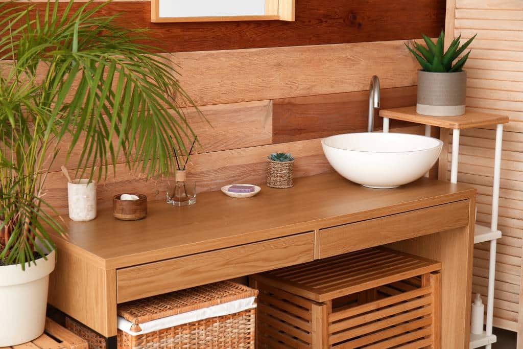 Photo d'une salle de bain avec ambiance spa en tendance pour 2026